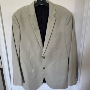 J. Crew Ludlow Suit Jacket in Italian Cotton Pique #a0491 Wheat $358 40R